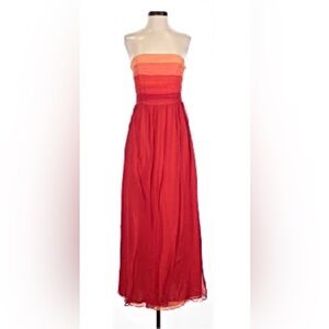 Kay Unger Strapless red ombré Dress